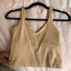lululemon athletica Tan Tank Top